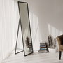 Hanah Home Espejo Cheval Cool Ayna Negro 170x50cm